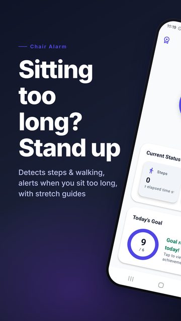 Chair Alarm screenshot
